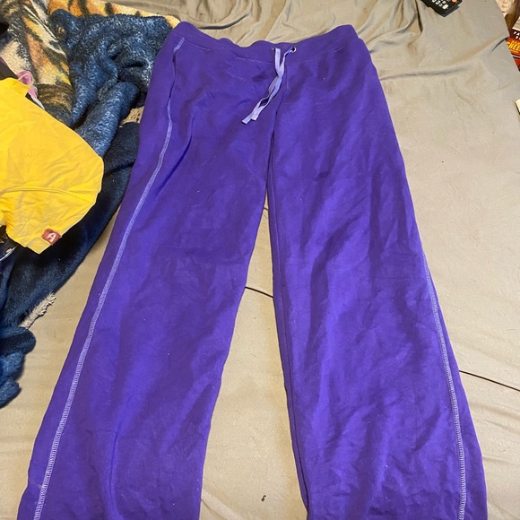 purple danskin sweat pants, size Small - Picture 1 of 1